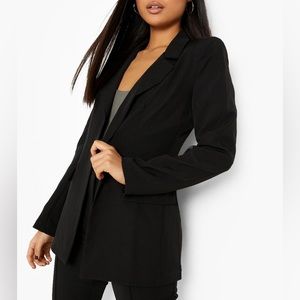 NWT PETITE SINGLE BREASTED TAILORED BLAZER - 2P